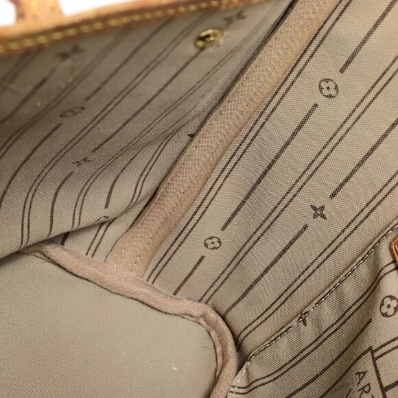 LOUIS VUITTON Neverfull PM Shoulder Tote Bag Monogram Leather - Picture 9 of 16